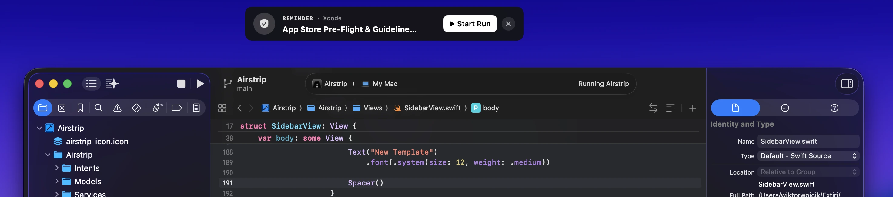 Airstrip Contextual App and Website Observer Banner