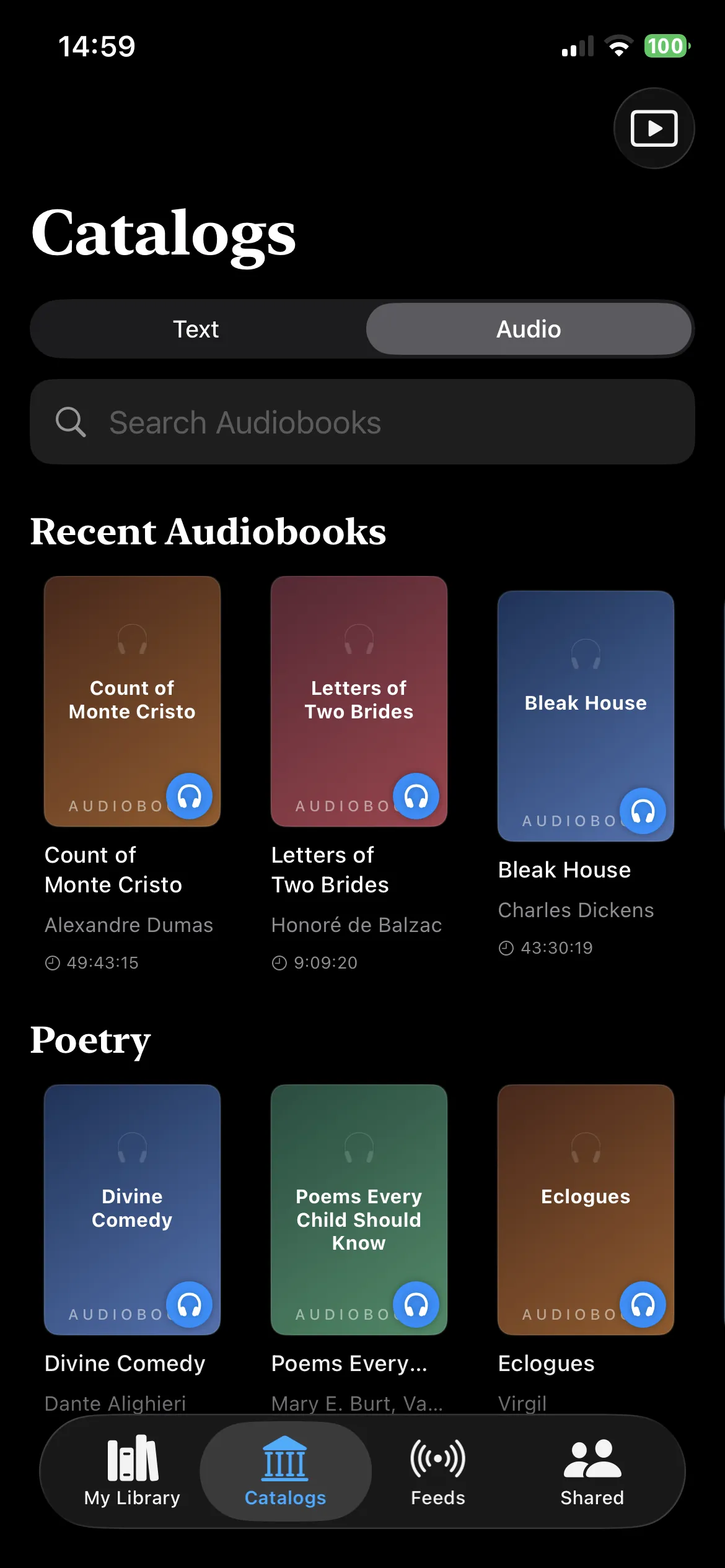 Audiobook Catalog