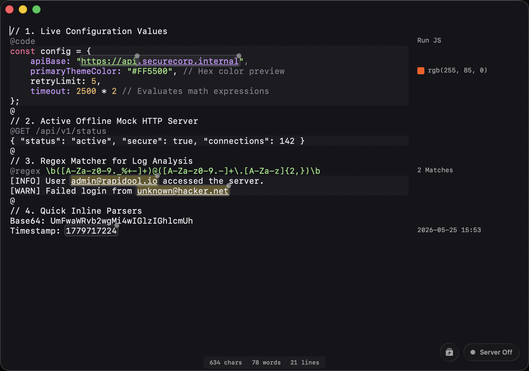 Rapidool Workspace
