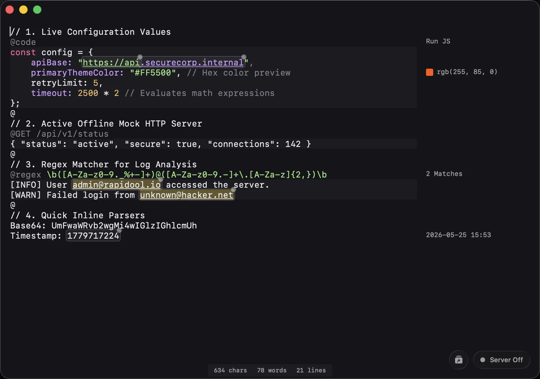 Rapidool Workspace