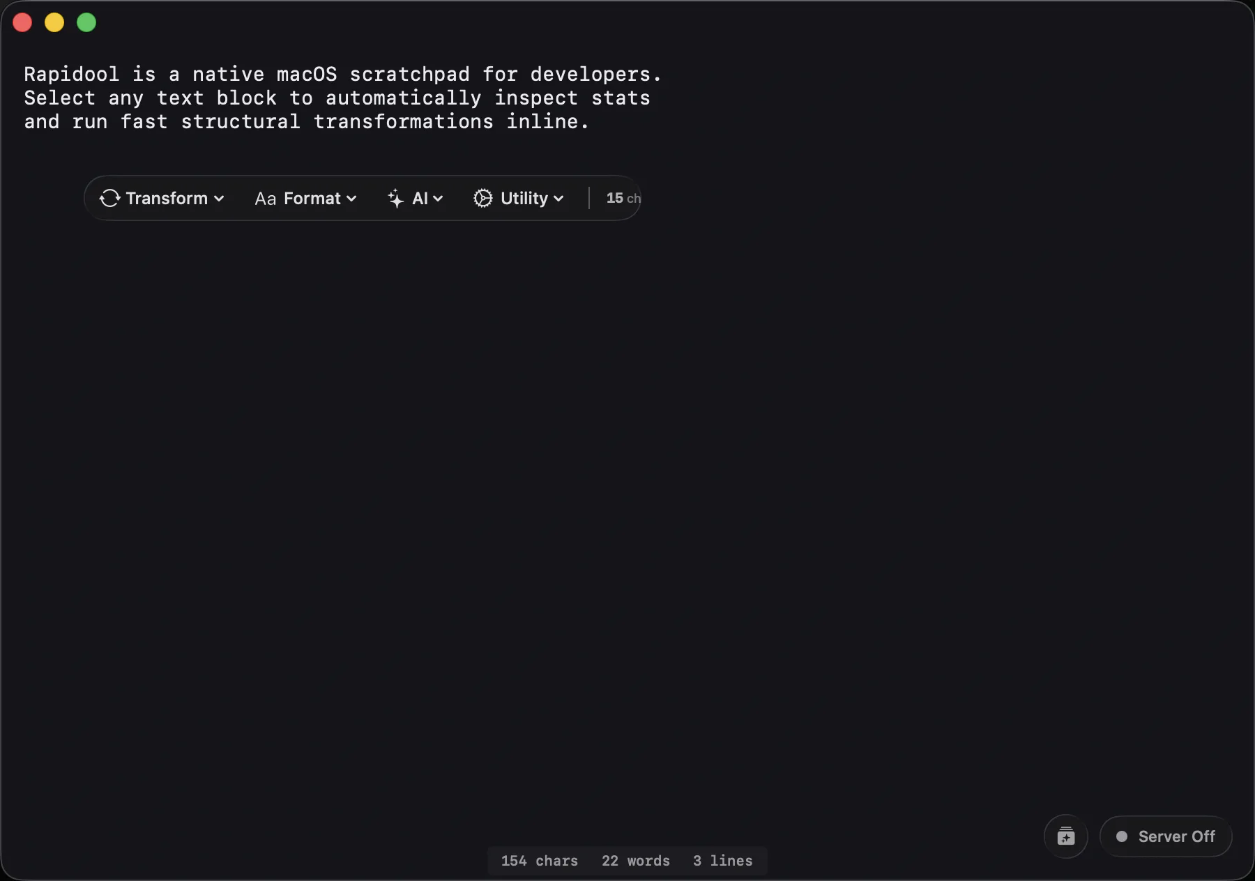 Floating Selection Pill UI details