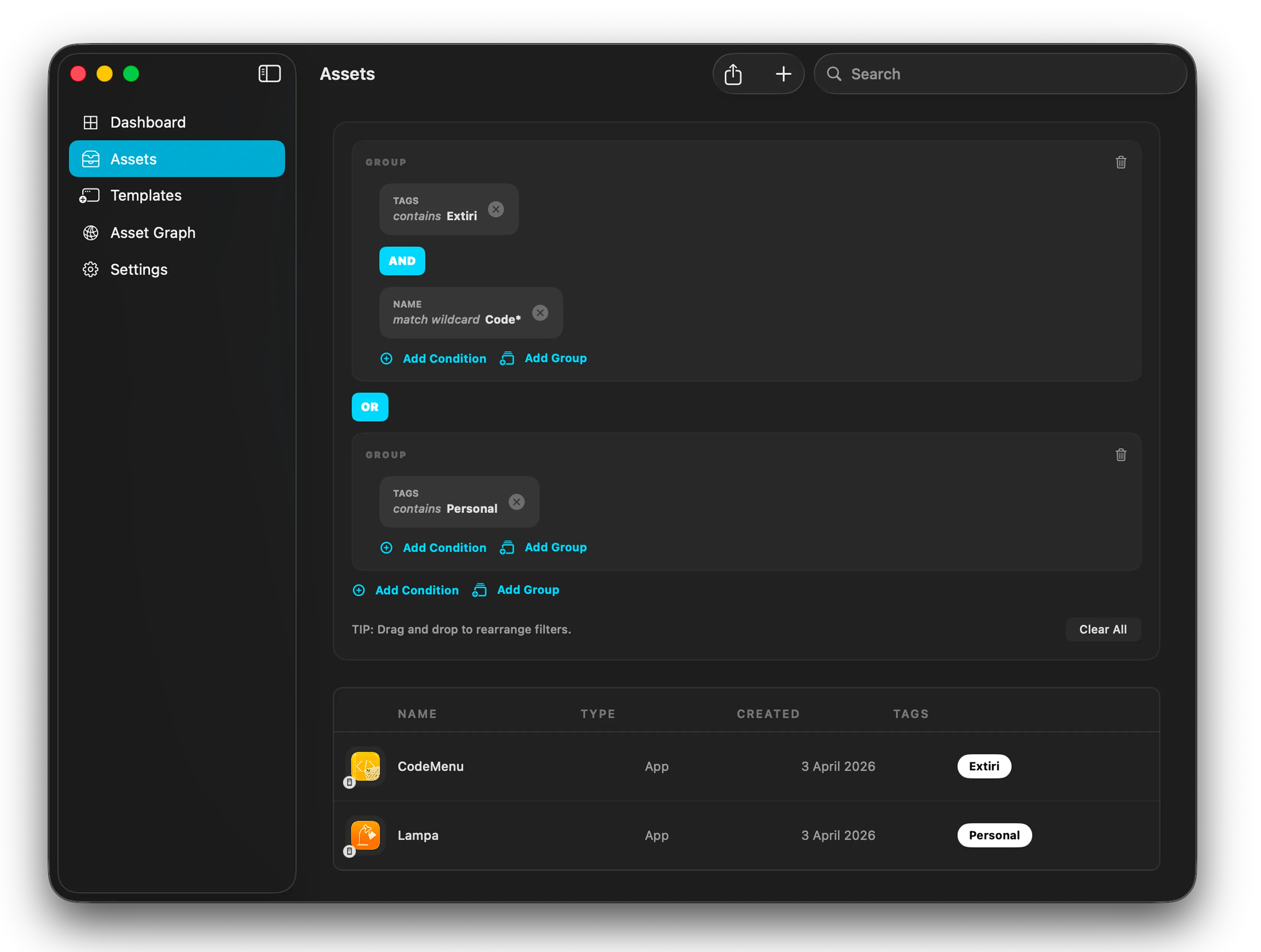 Resso precise filtering