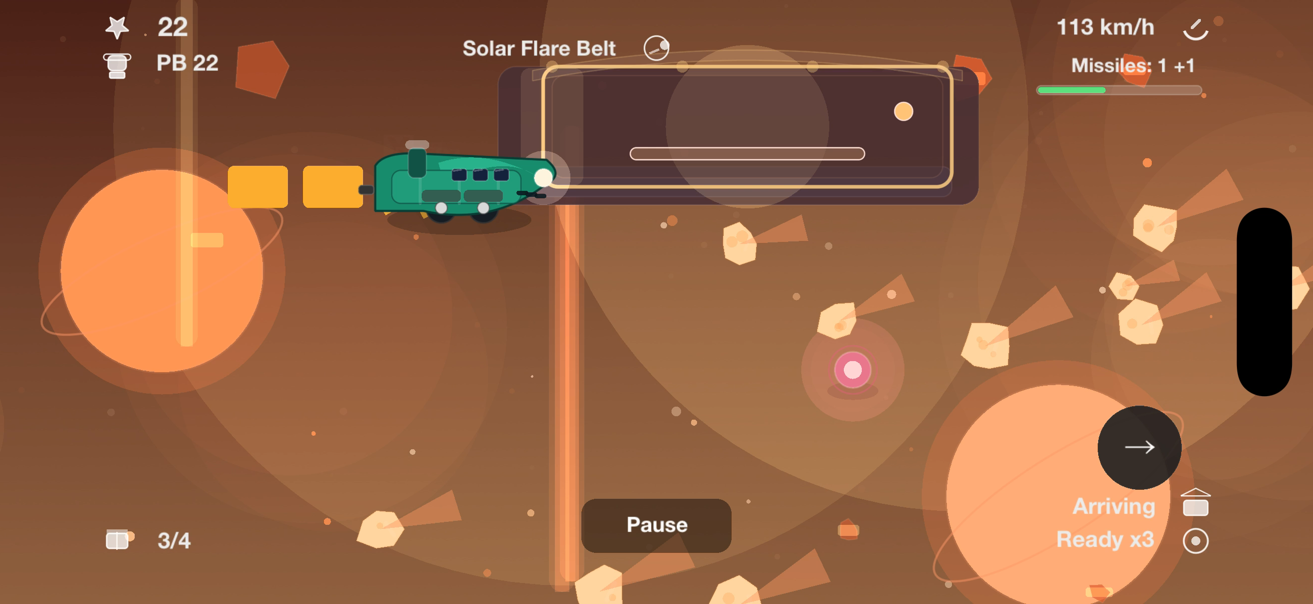 Space Train gameplay
