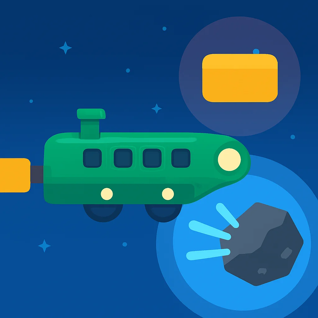 Space Train Icon