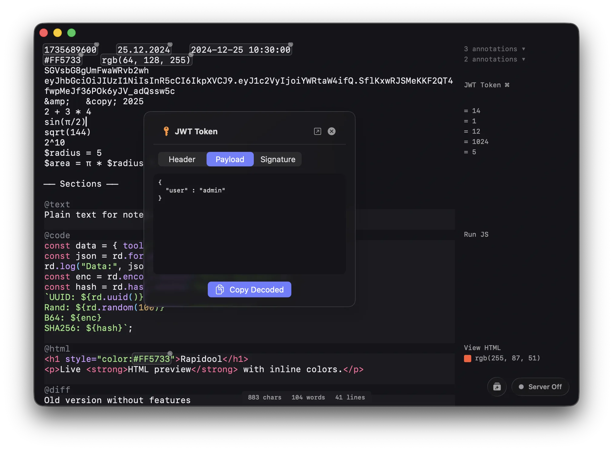 Rapidool Zero Latency Workspace